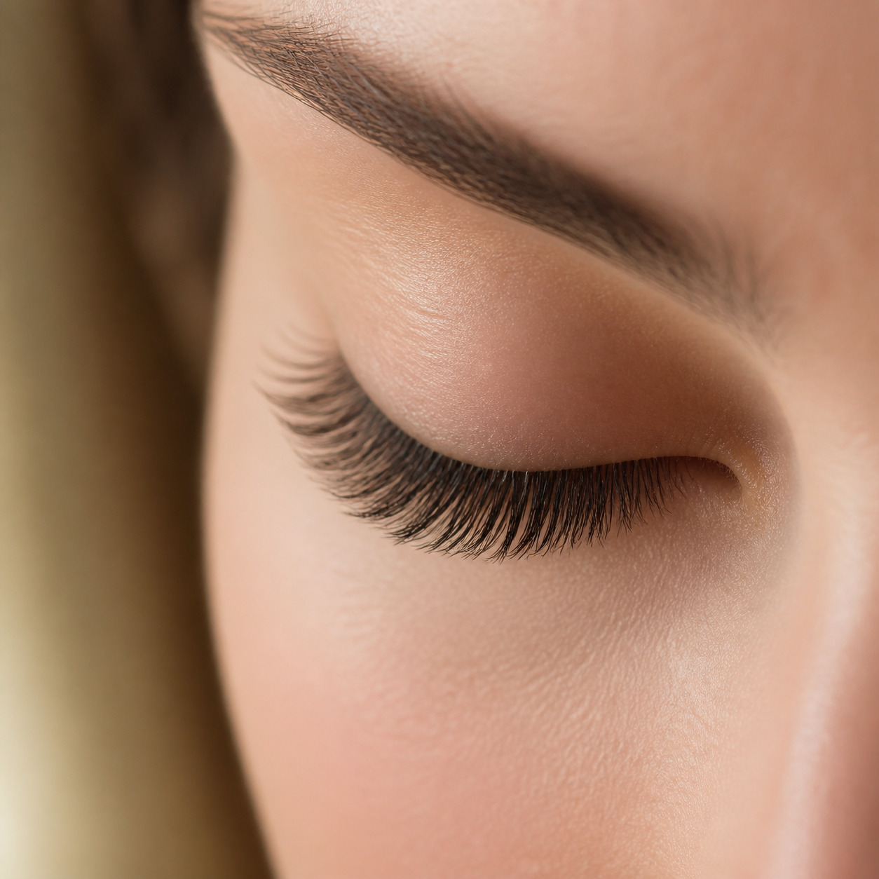 A soft, close-up detail of considered lash work at Soul Beauty & Spa